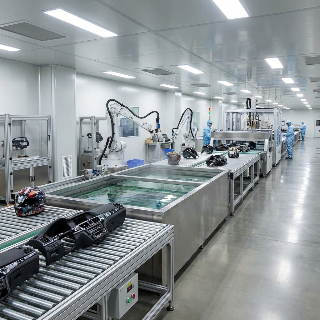 大規模な生産ライン